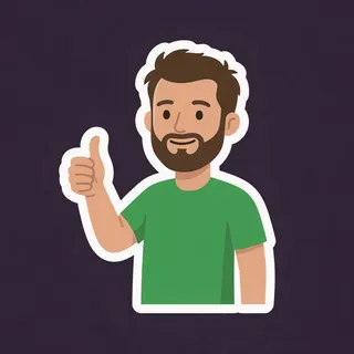 Illustrated portrait of Dimitris