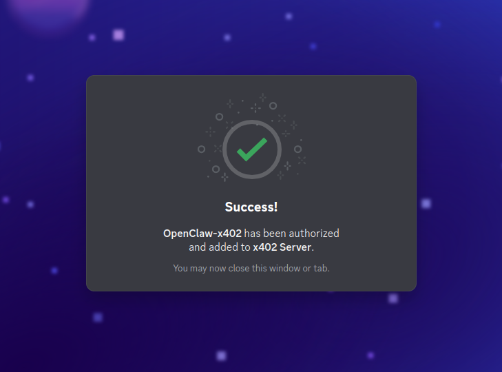 Bot added to Discord