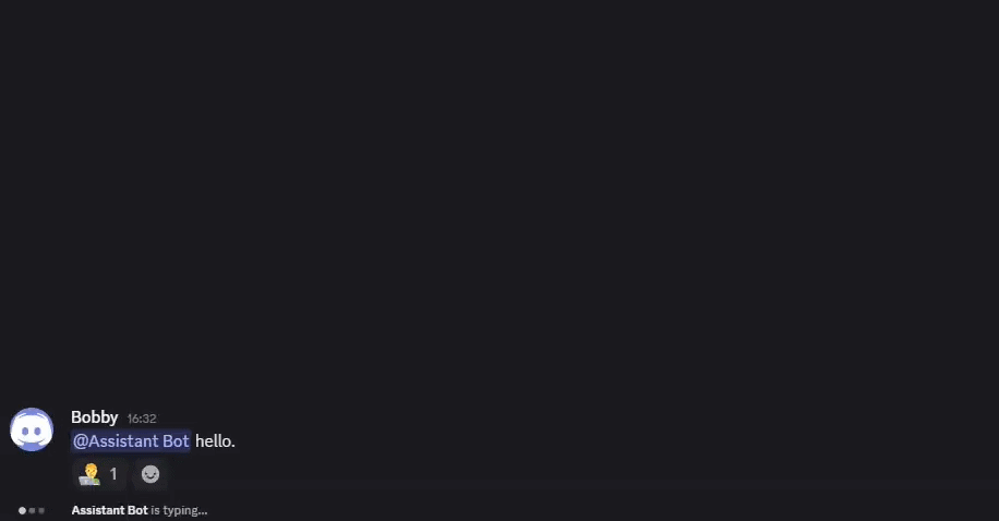 OpenClaw sends its first response in Discord