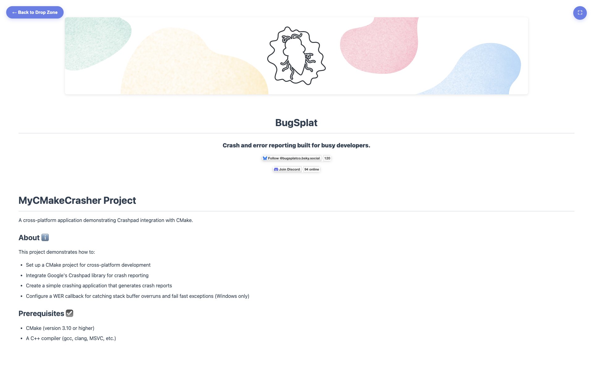 Markydowny expanded view